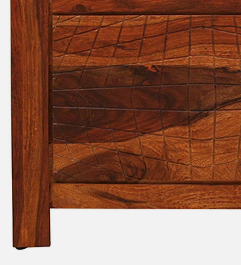 Harmonia  Solid Wood Coffee Table In Honey Oak Finish By Rajwada