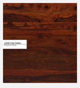 PortoSolid Wood 4 Seater Dining Set In Honey Oak Finish By Rajwada