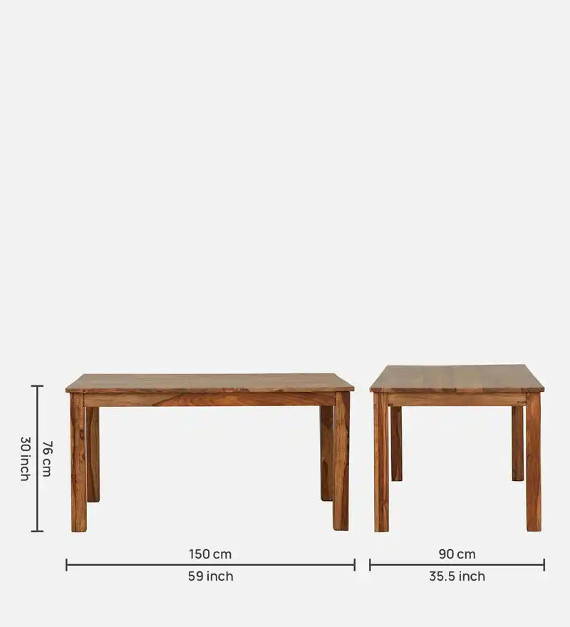 Heavy duty Oslo solid wood dining table designed for long lasting use