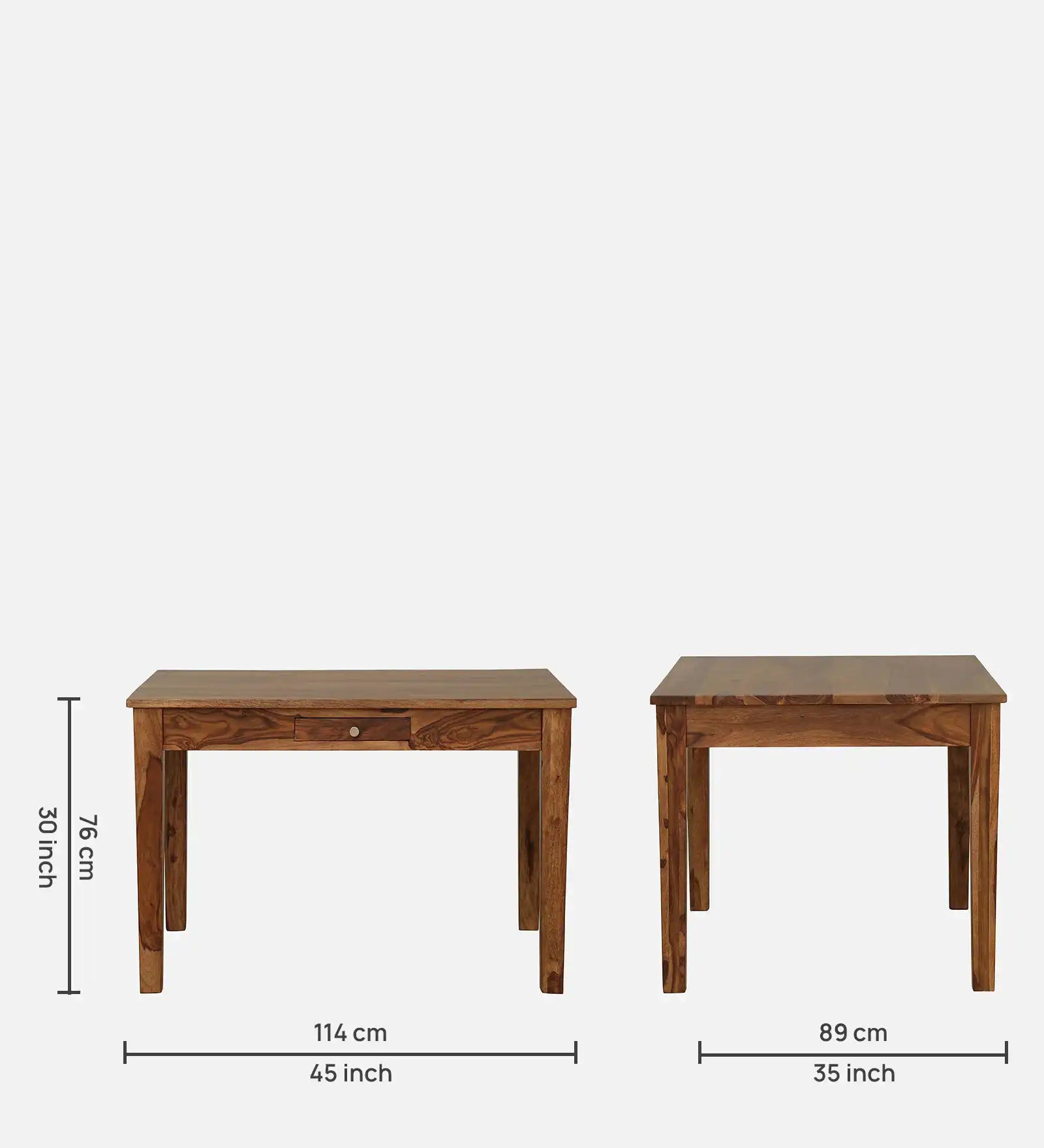 Oslo handcrafted solid wood four seater dining table set strong durable furniture