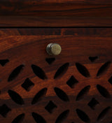 Penza Solid Wood Chest Of Drawer In Honey Oak Finish By Rajwada