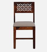 Penza Solid Wood Dining Chairs (Set Of 2) In Honey Oak Finish By Rajwada