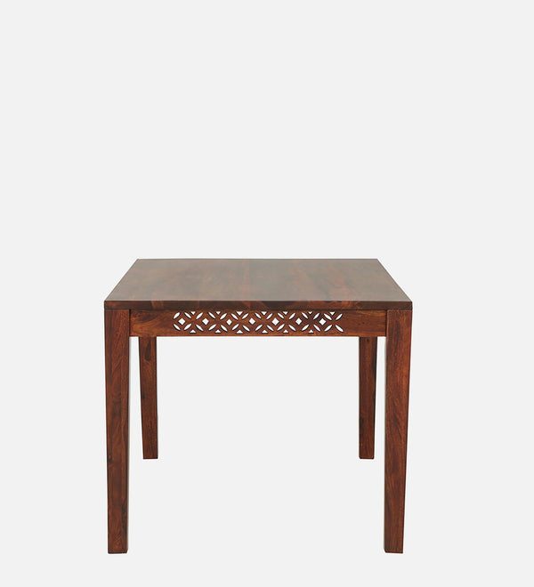 Penza Solid Wood 6 Seater Dining Table In Honey Oak Finish By Rajwada