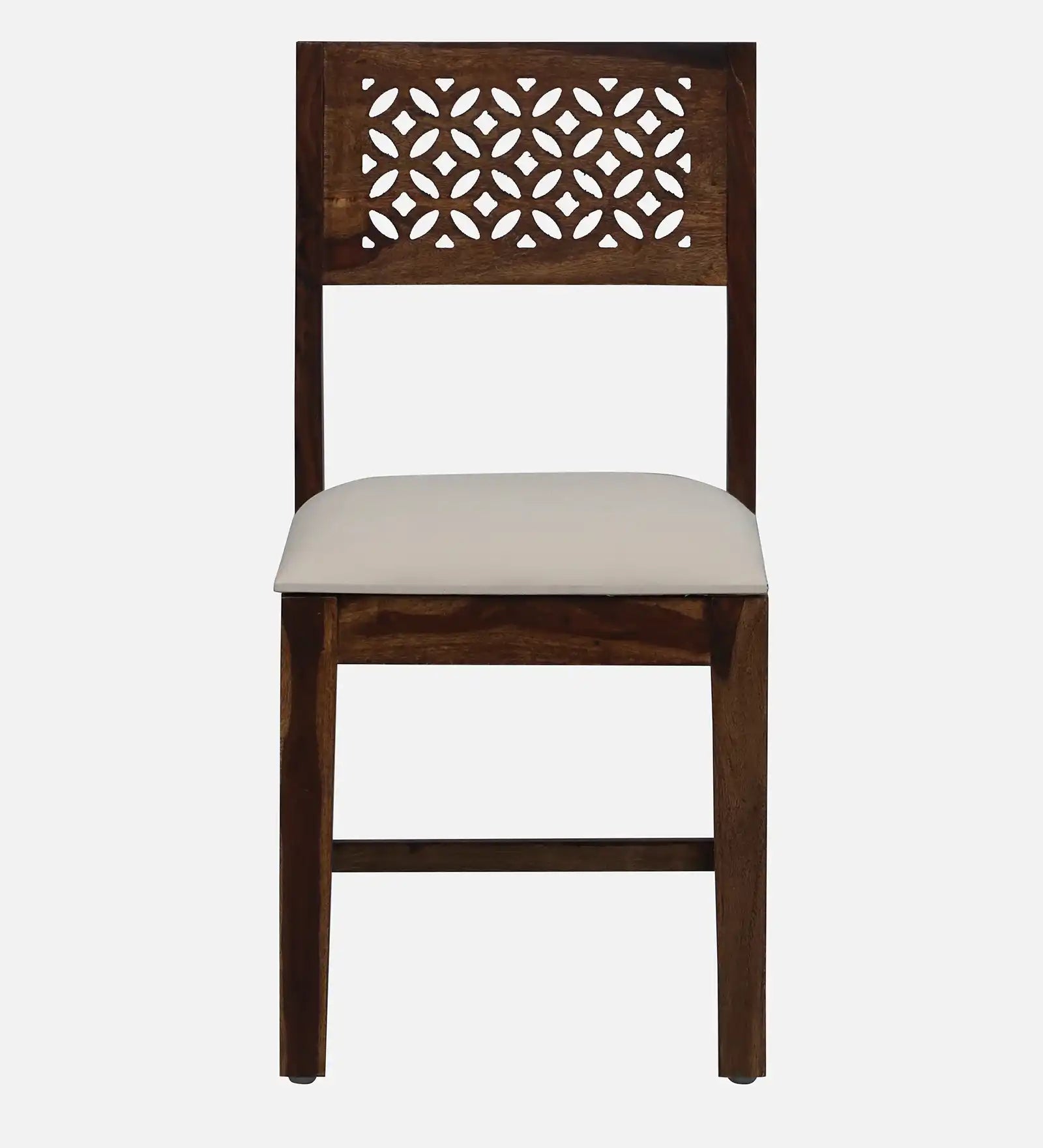 Penza sheesham wood four seater dining table set natural finish minimalist design