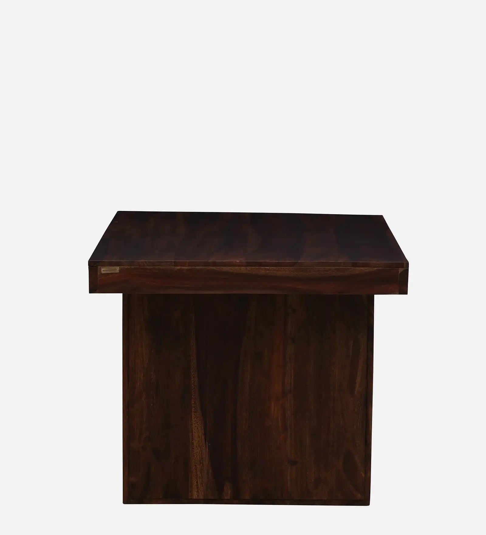 Porto sheesham wood four seater dining table set walnut finish luxury wooden furniture