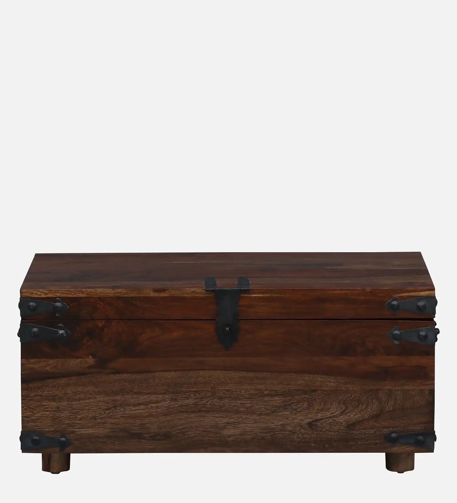 Premium Samrita sheesham storage trunk vintage wooden chest for home