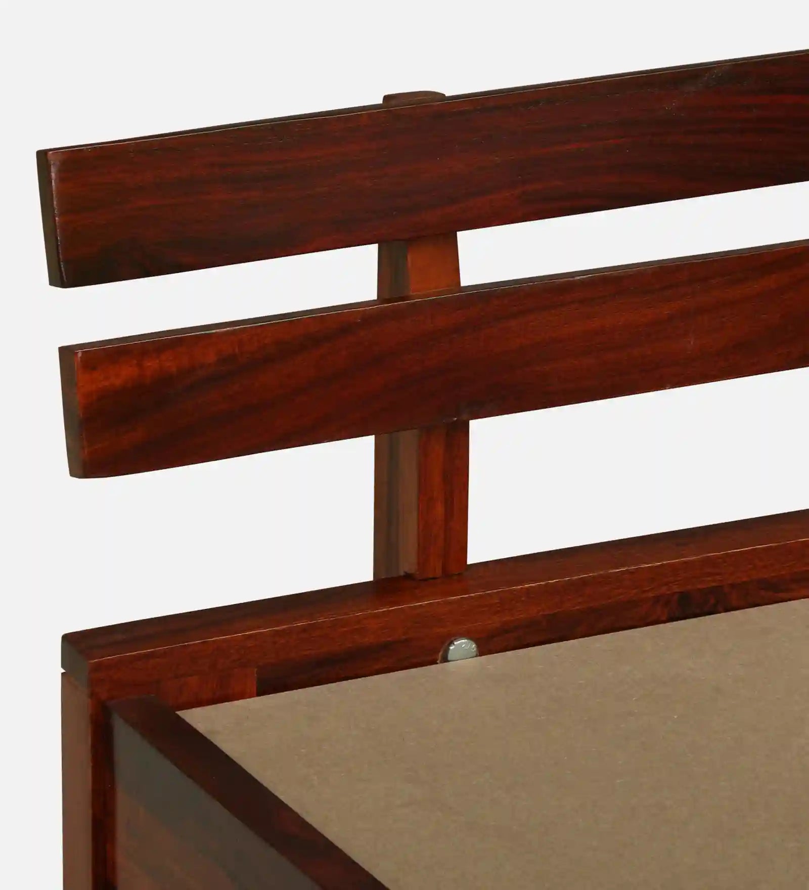 Premium sheesham wood single bed with trundle Vriksha bed India