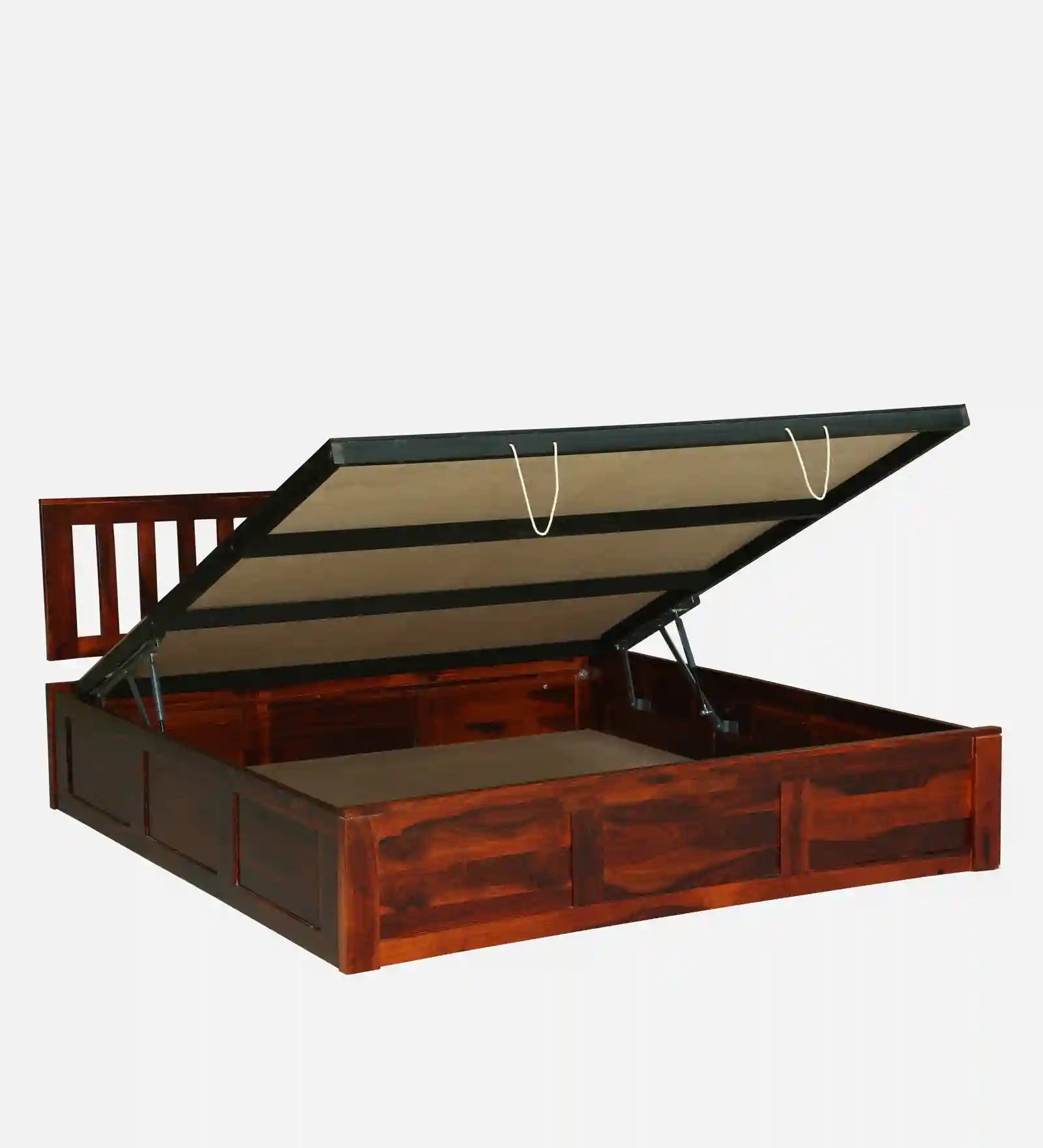 Queen size bed with lift up hydraulic storage modern design