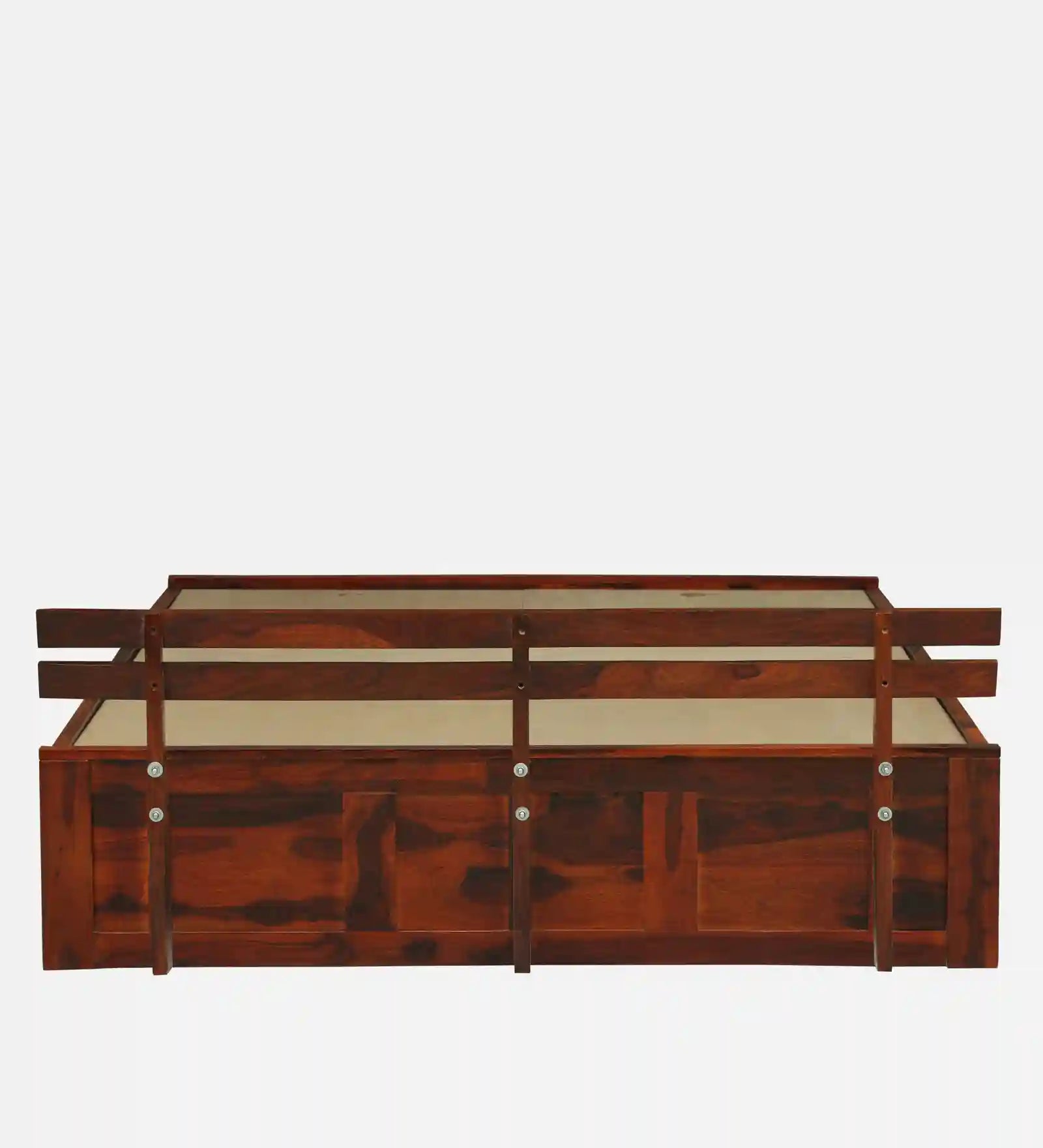 Queen size bed with underbed box storage