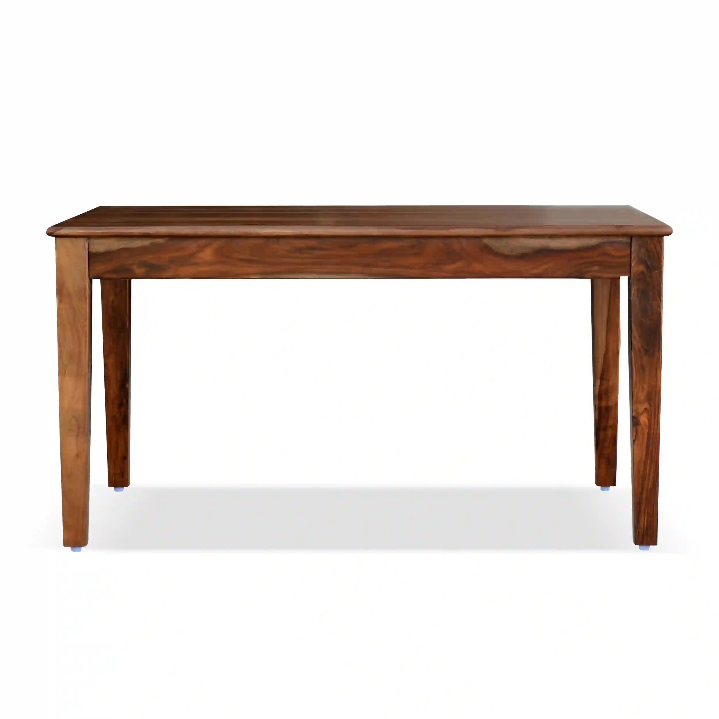 Rattan cane dining table 6-seater solid wood furniture for durable and stylish home use