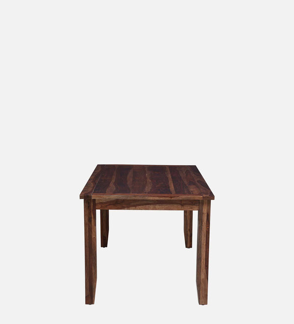 Elista Solid Wood 8 Seater Dining Table in Rustic Teak Finish  By Rajwada