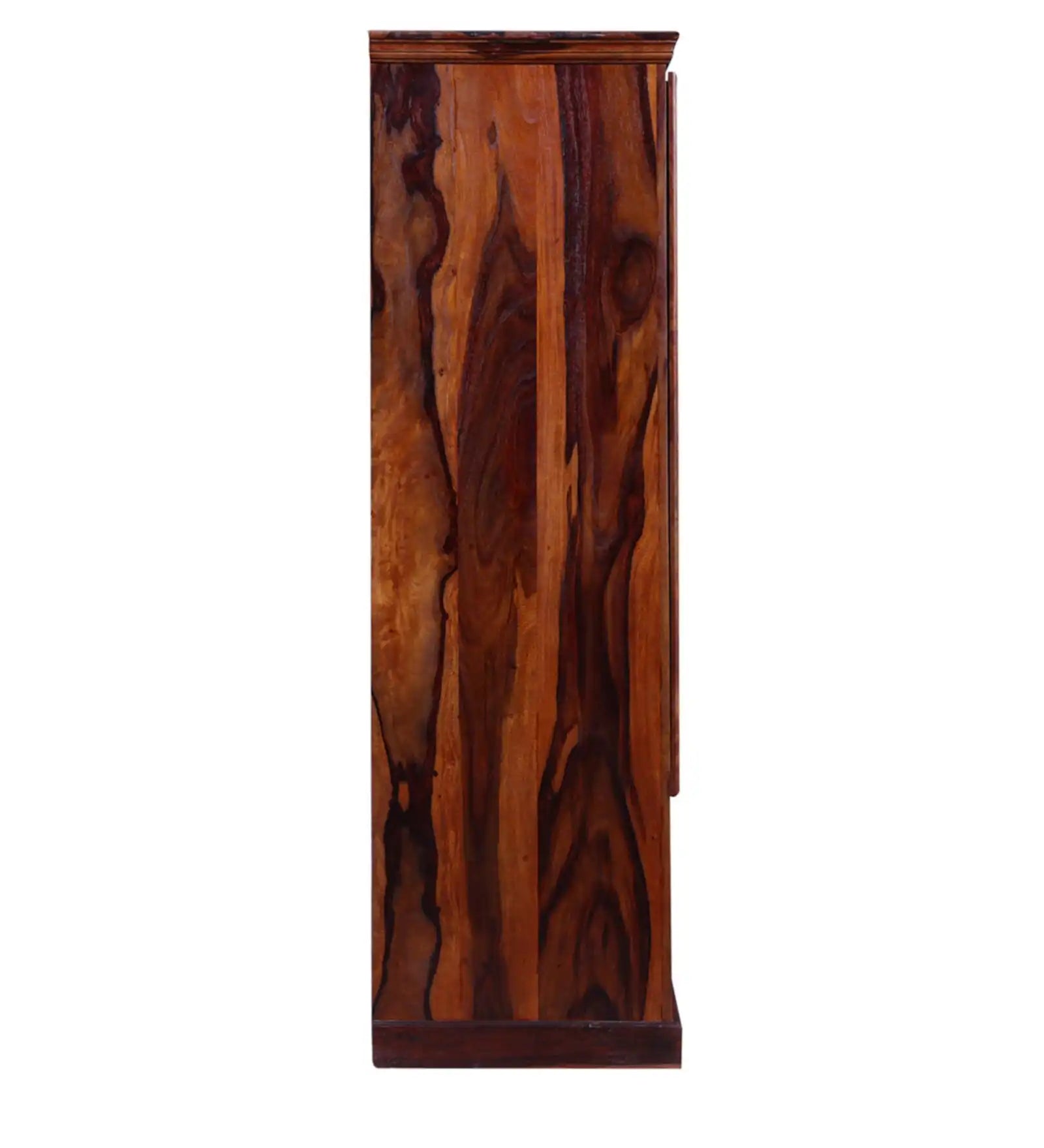 Saffron solid wood wardrobe traditional storage unit bedroom India