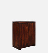 Moscow  Solid Wood Bar Cabinet In Honey Oak Finish By Rajwada