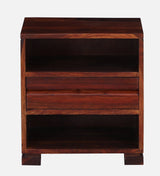 Moscow  Solid Wood Night Stand In Honey Oak Finish By Rajwada