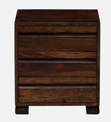 Moscow  Solid Wood Bedside Chest In Provincial Teak Finish By Rajwada