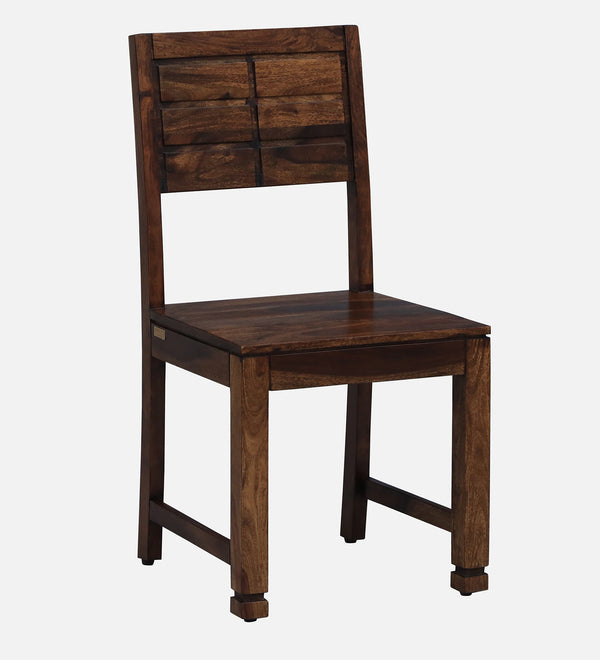 Moscow  Solid Wood Dining Chair (Set of 2) in Provincial Teak Finish  By Rajwada