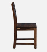 Moscow  Solid Wood Dining Chair (Set of 2) in Provincial Teak Finish  By Rajwada