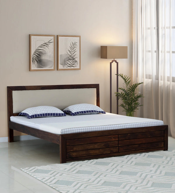 Moscow  Solid Wood  Bed in Provincial Teak Finish by Rajwada