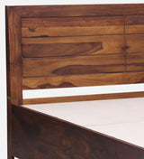 Moscow  Solid Wood Bed With Box Storage In Provincial Teak Finish By Rajwada