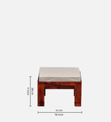 Moscow  Solid Wood Nesting Coffee Table Set In Honey Oak Finish By Rajwada