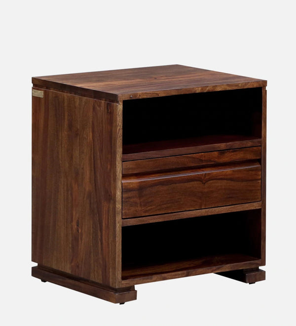 Moscow  Solid Wood Night Stand In Provincial Teak Finish By Rajwada