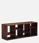 Moscow  Solid Wood TV Shelf for TVs up to 55" In Provincial Teak Finish By Rajwada