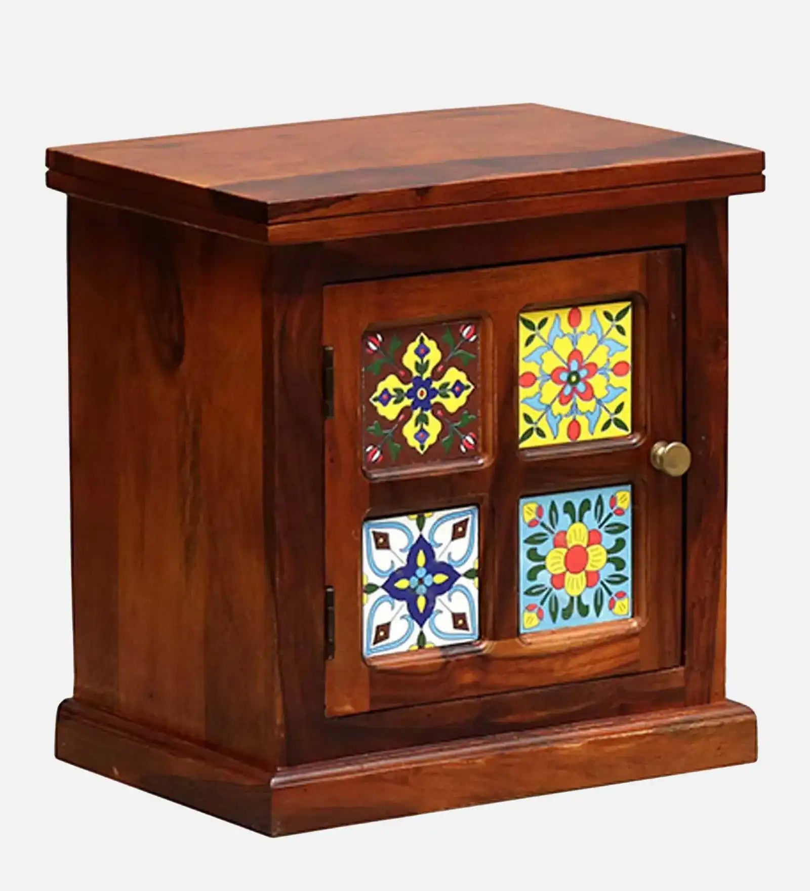 Sheesham bedside table Anamika wooden nightstand design India