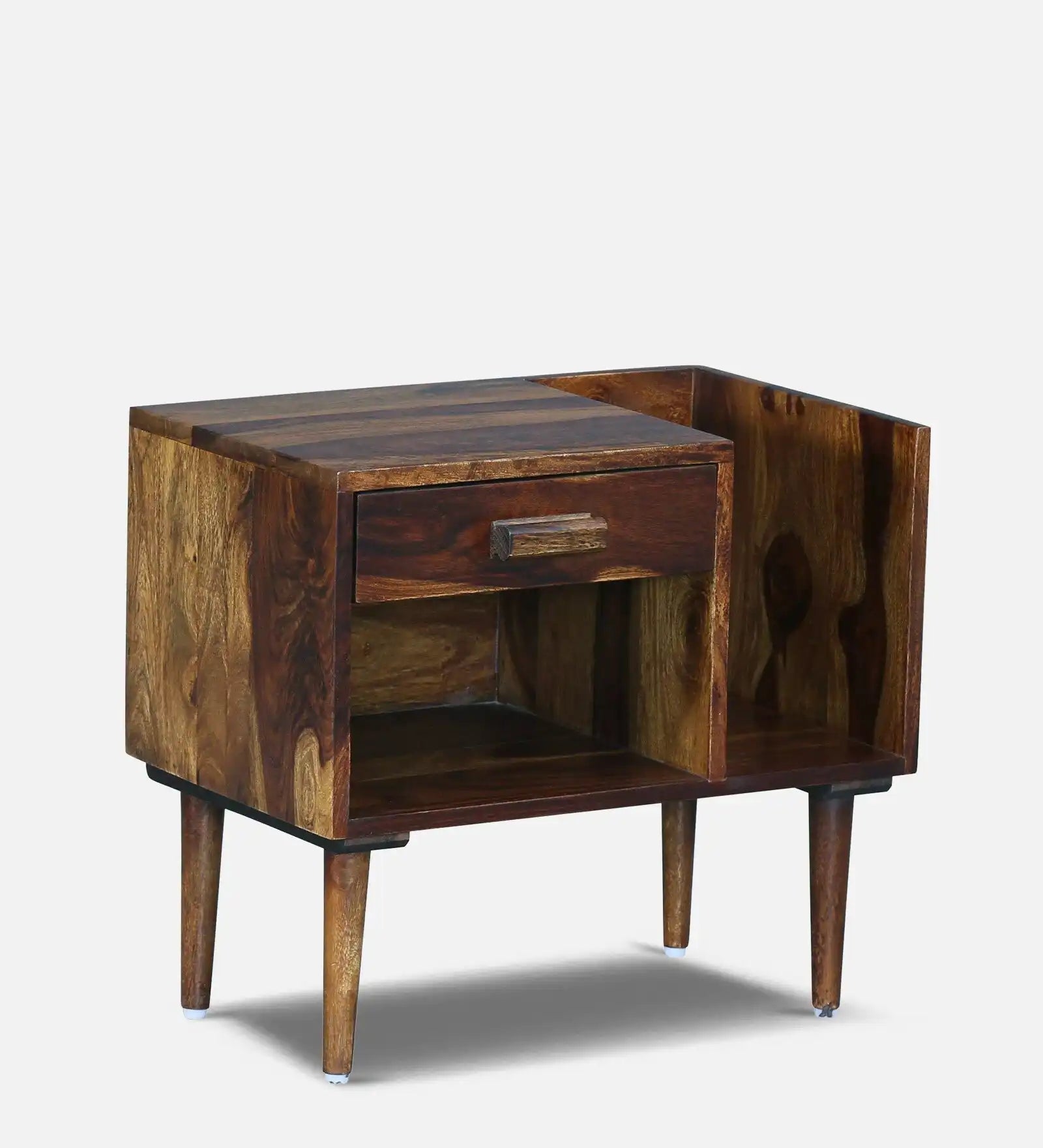 Sheesham bedside table Nexo solid wood nightstand design India