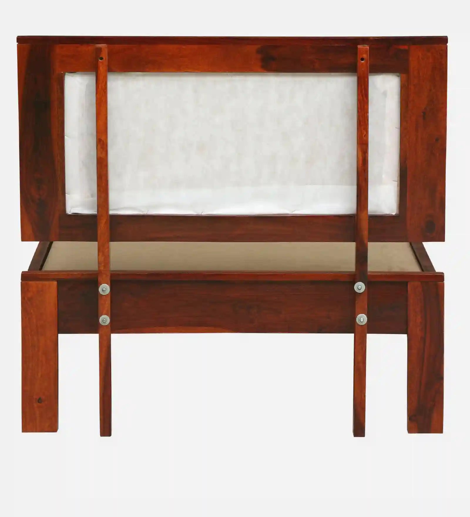 Sheesham single bed without storage Kashtha simple modern bed design India