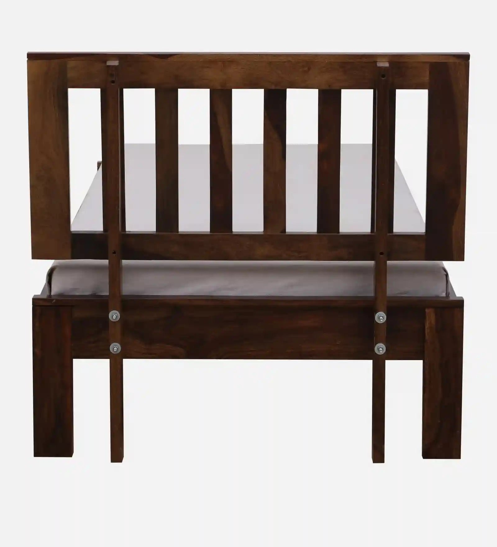 Sheesham single bed without storage Vriksha simple modern bed design India