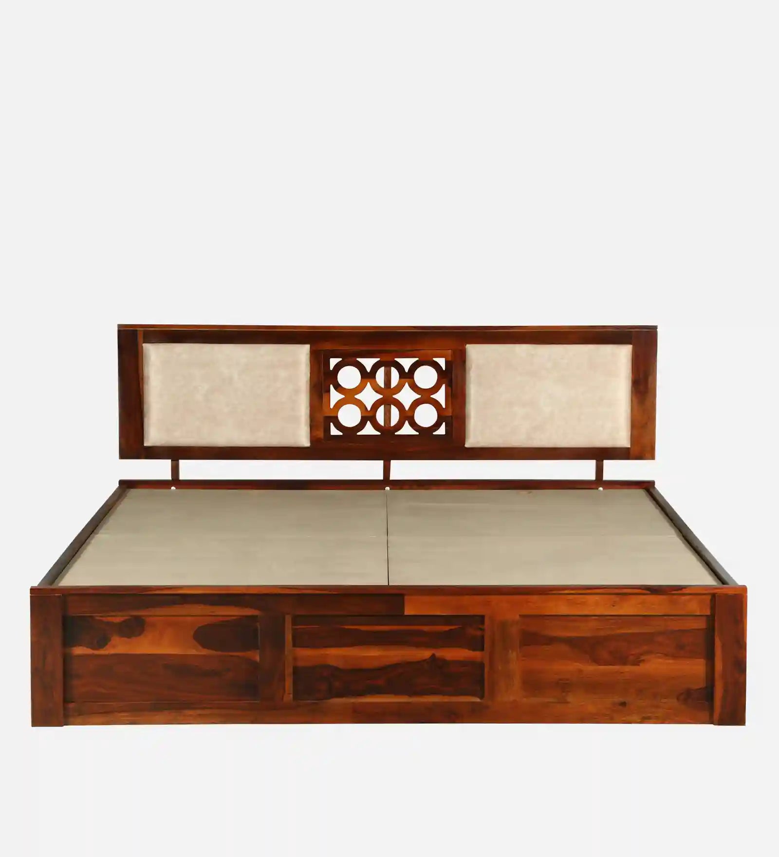 sheesham wood queen size storage platform bed frame style india