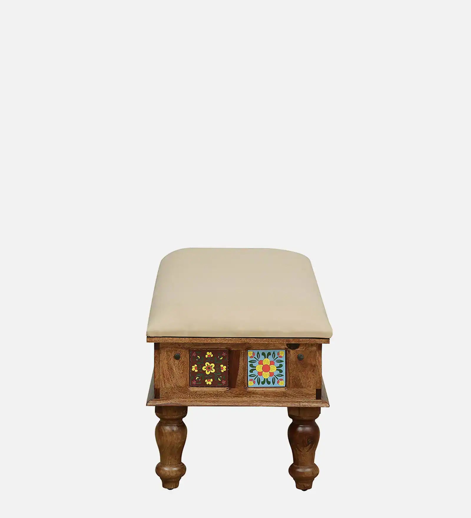 Sheesham wood 6-seater dining table with bench durable and heavy quality furniture for home