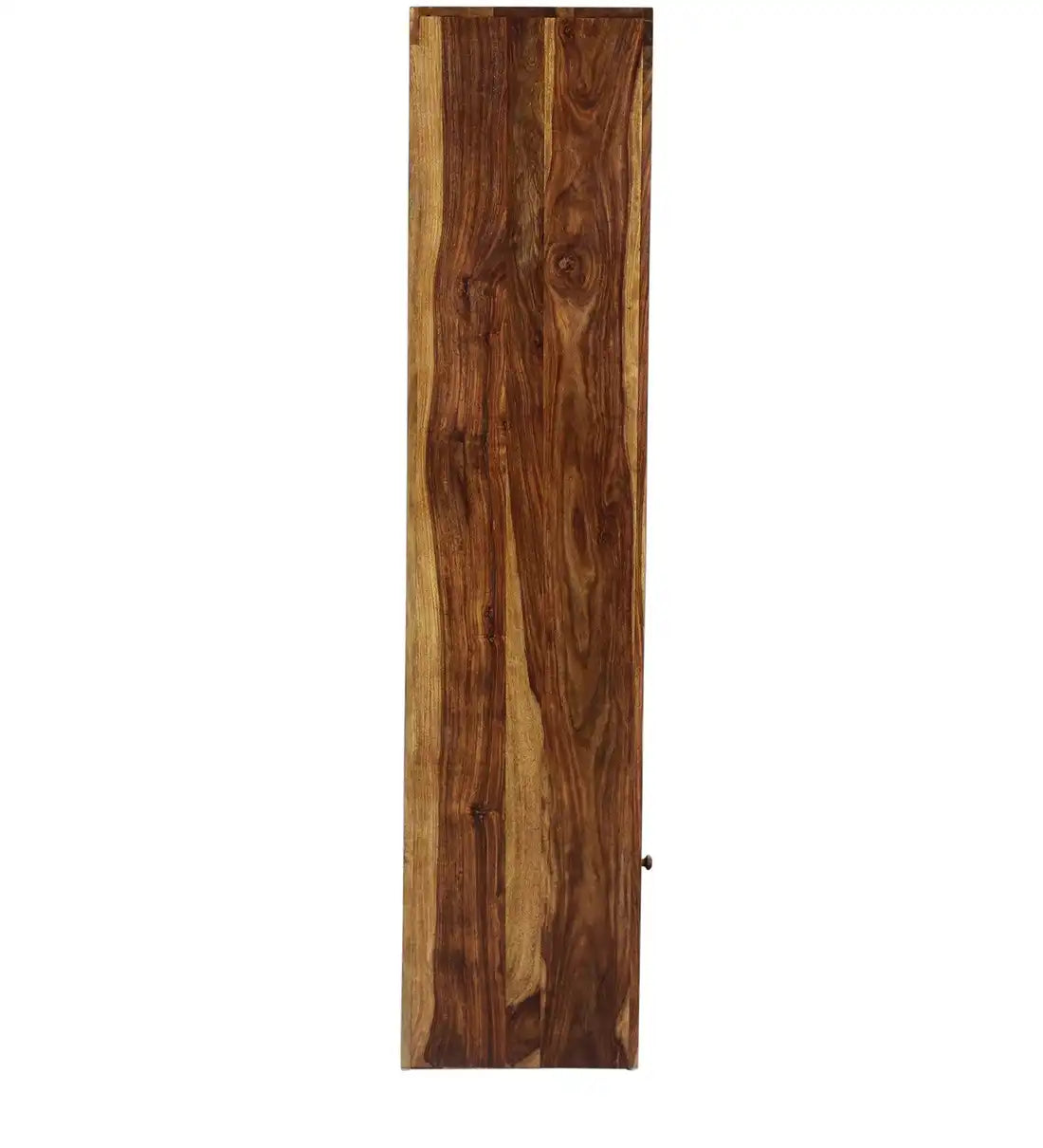Sheesham wood bookshelf open display storage unit modern bookcase design