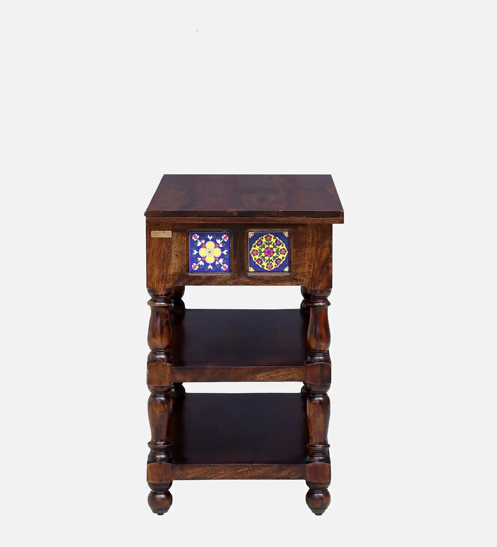 Sheesham wood console table for foyer area with elegant home furniture styling
