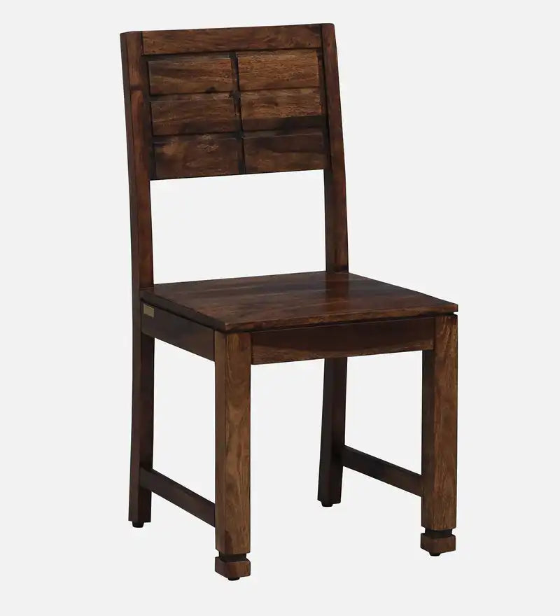 Sheesham wood dining chair set Moscow design with durable solid wood and modern finish