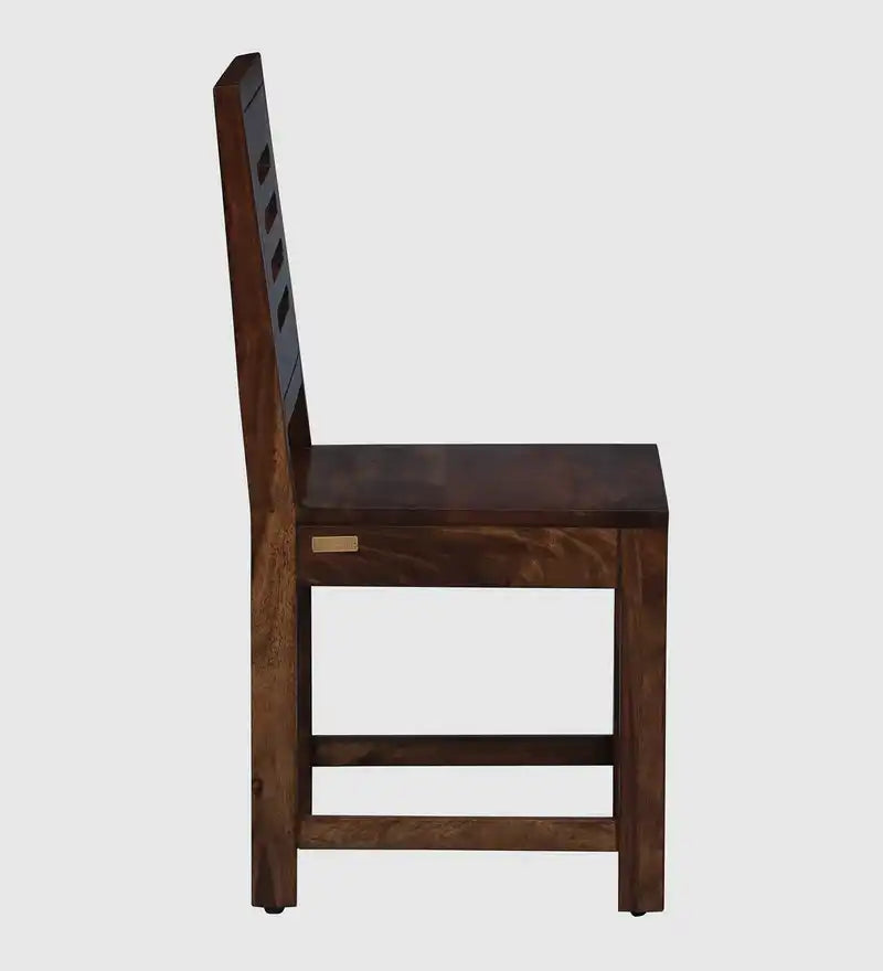 Sheesham wood dining chair set Saho design with durable solid wood and modern finish