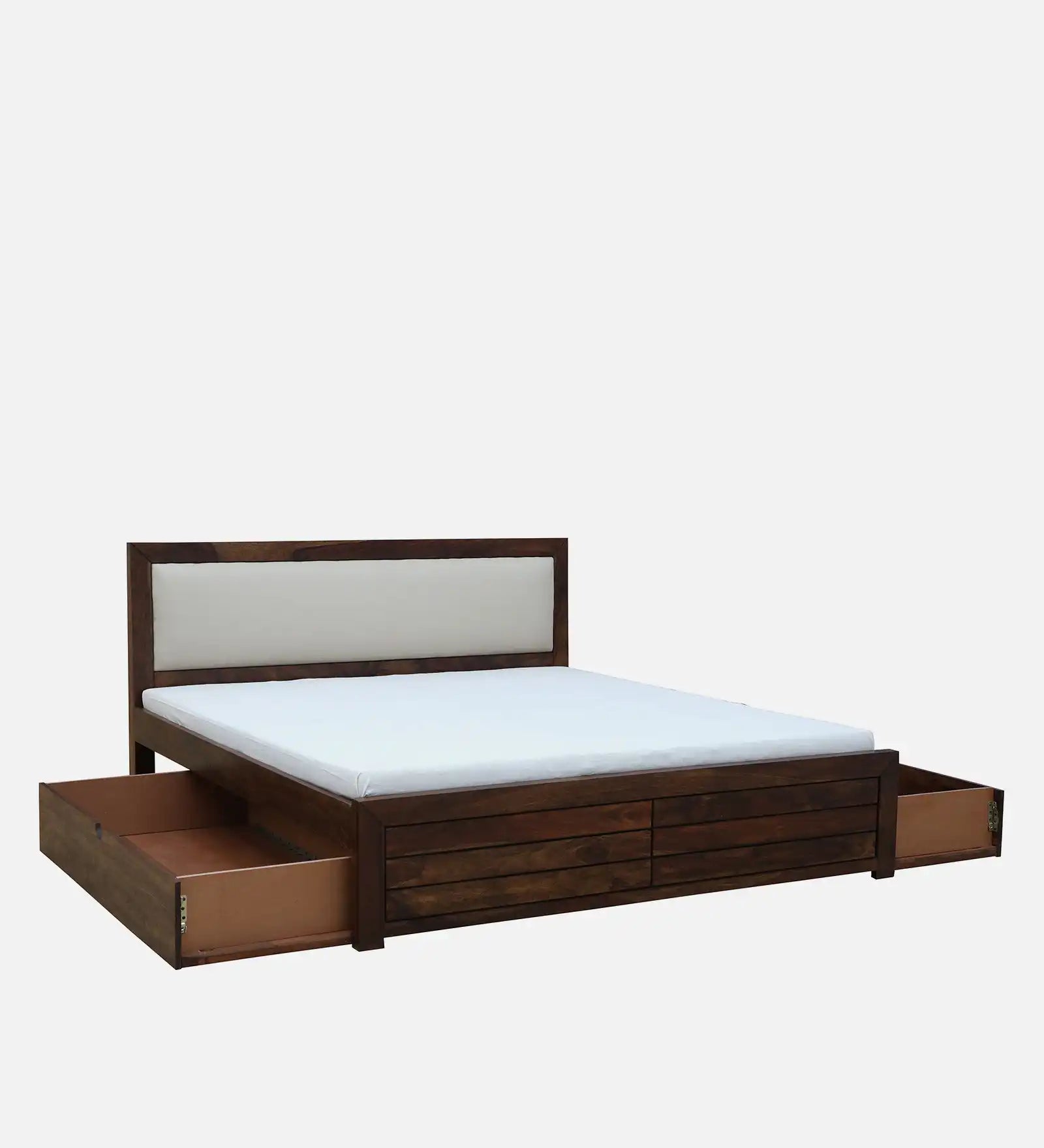 modern sheesham wood king size drawer storage bed solid wood furniture india