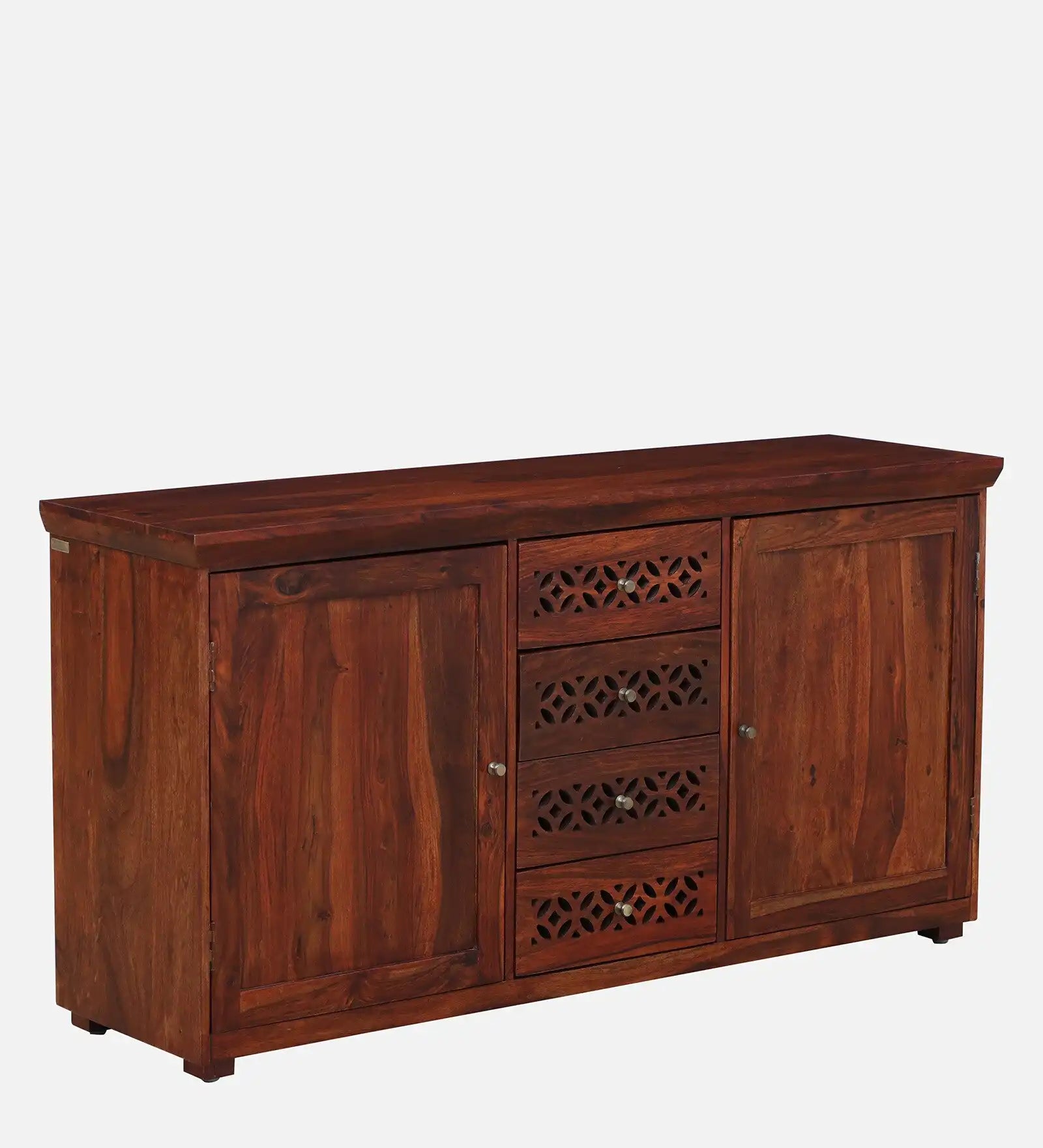 Sheesham wood large sideboard storage unit solid wood cabinet design
