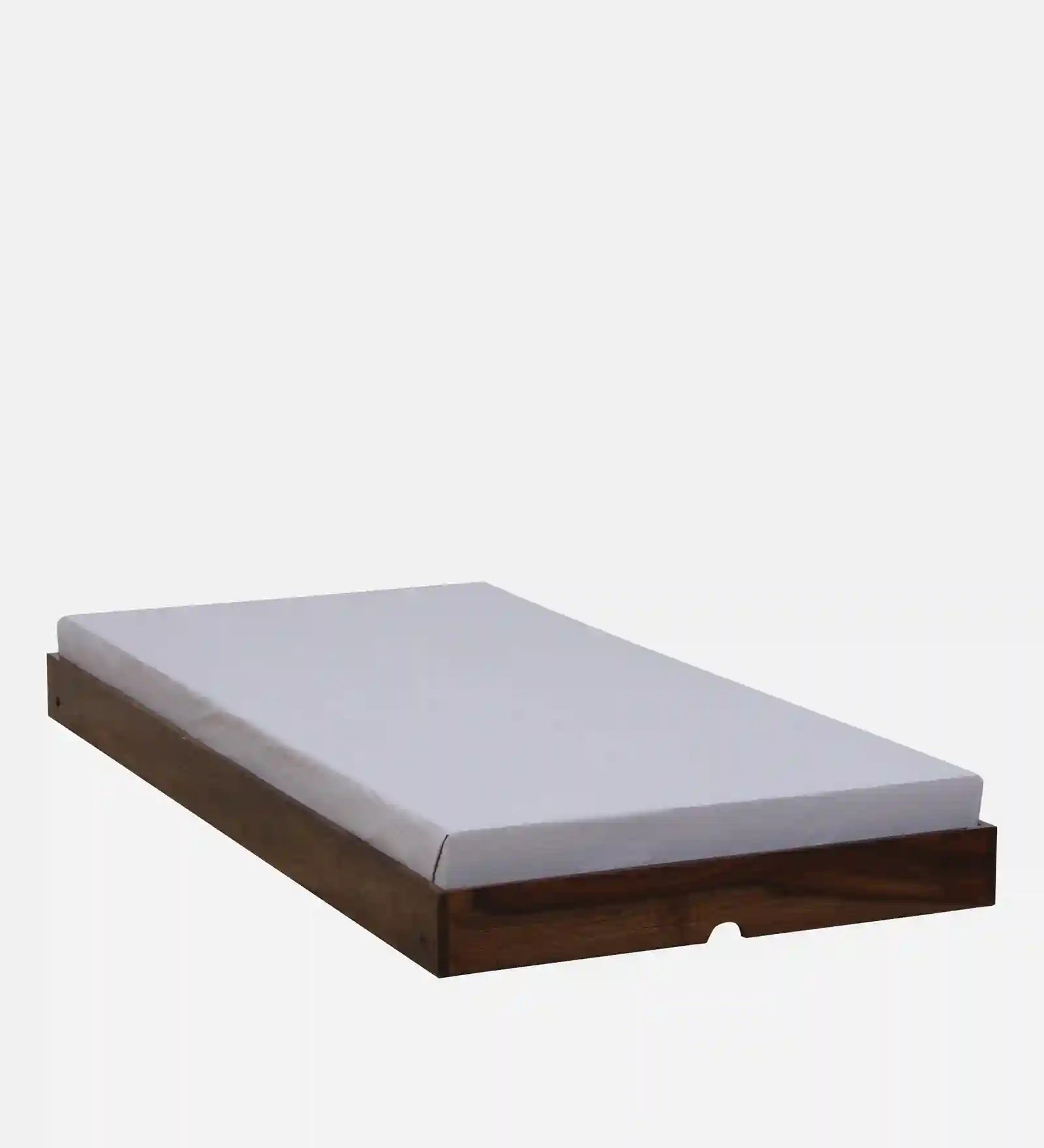 Sheesham wood pull out trundle bed Sthira compact bed design India