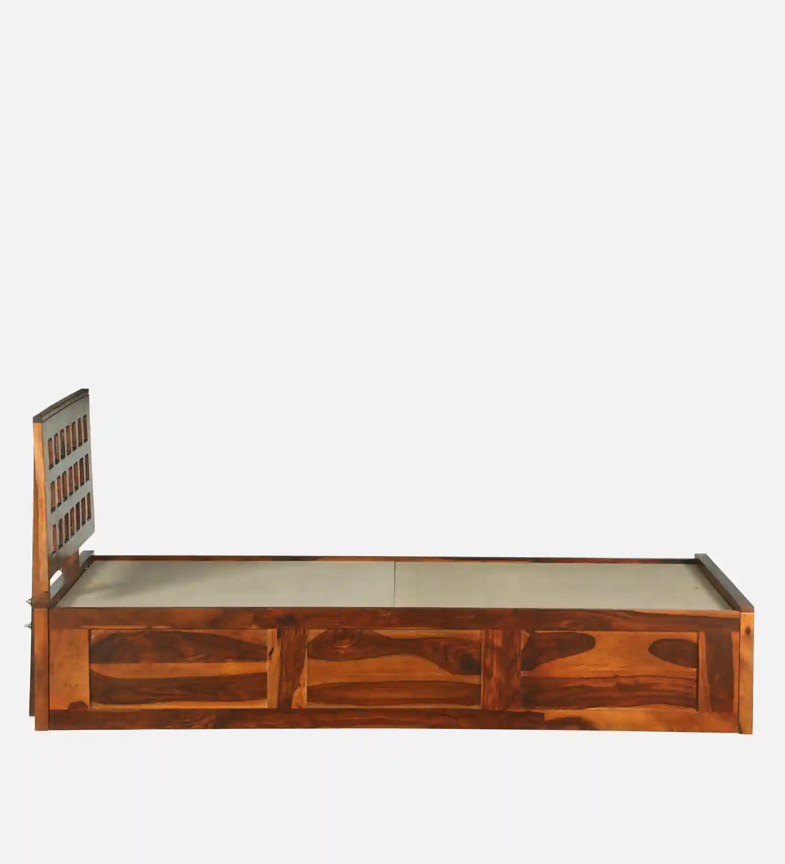 Sheesham wood single bed with storage Anamika model premium bed India