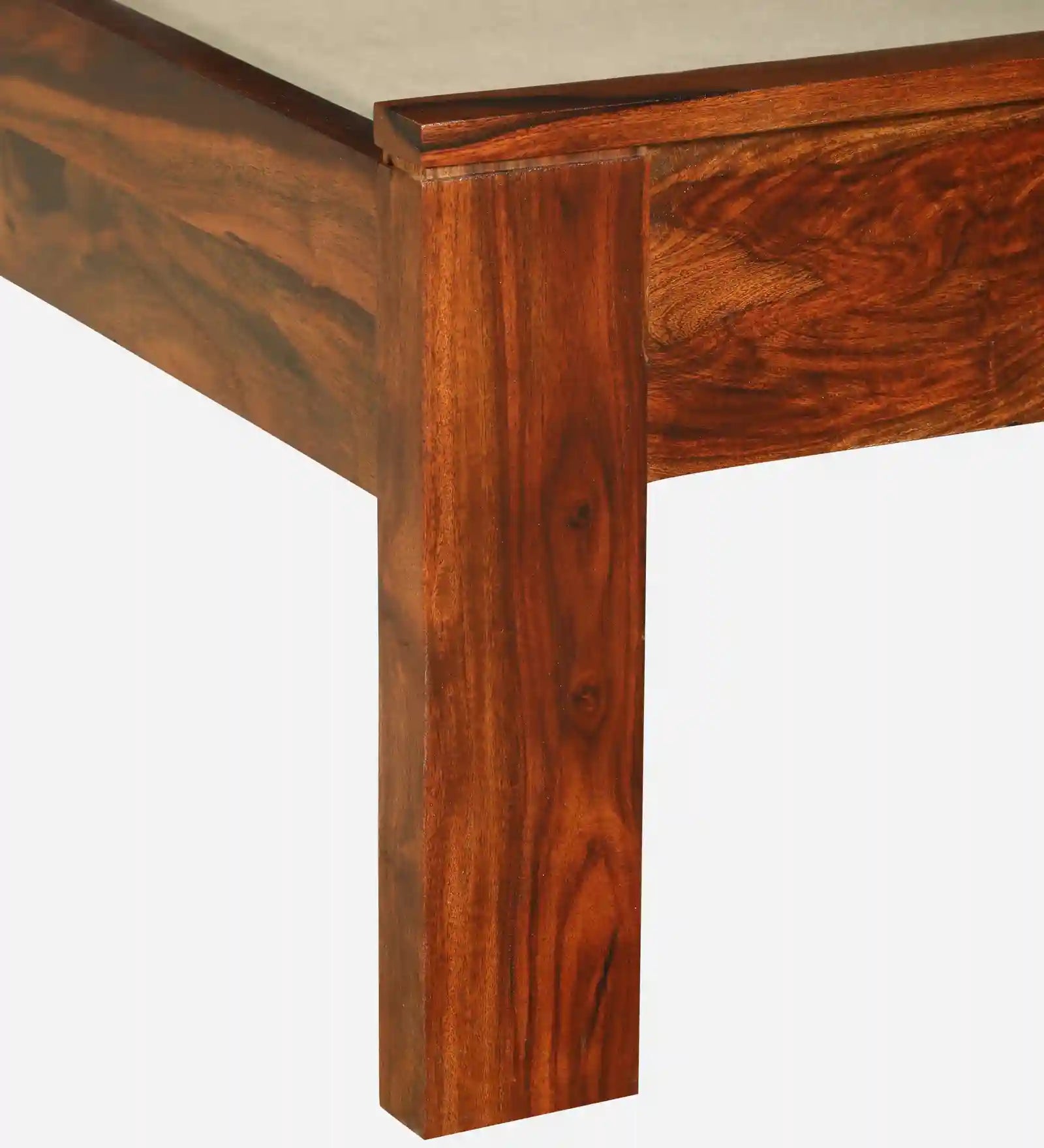 Shraya Solid Wood Single Bed Without Storage