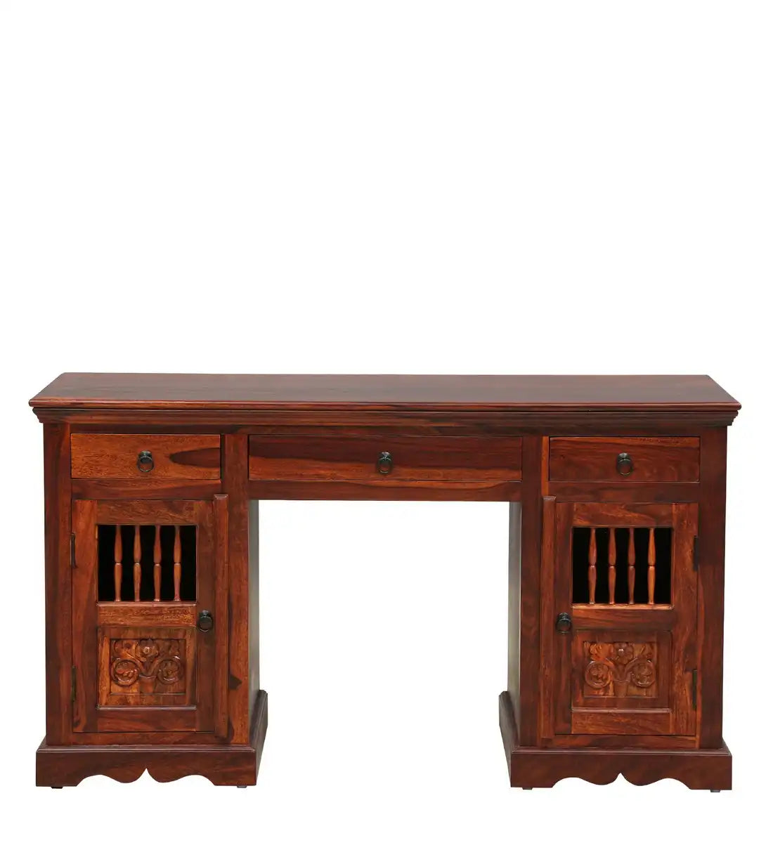 Sheesham wood study table with drawers solid desk Devanti India