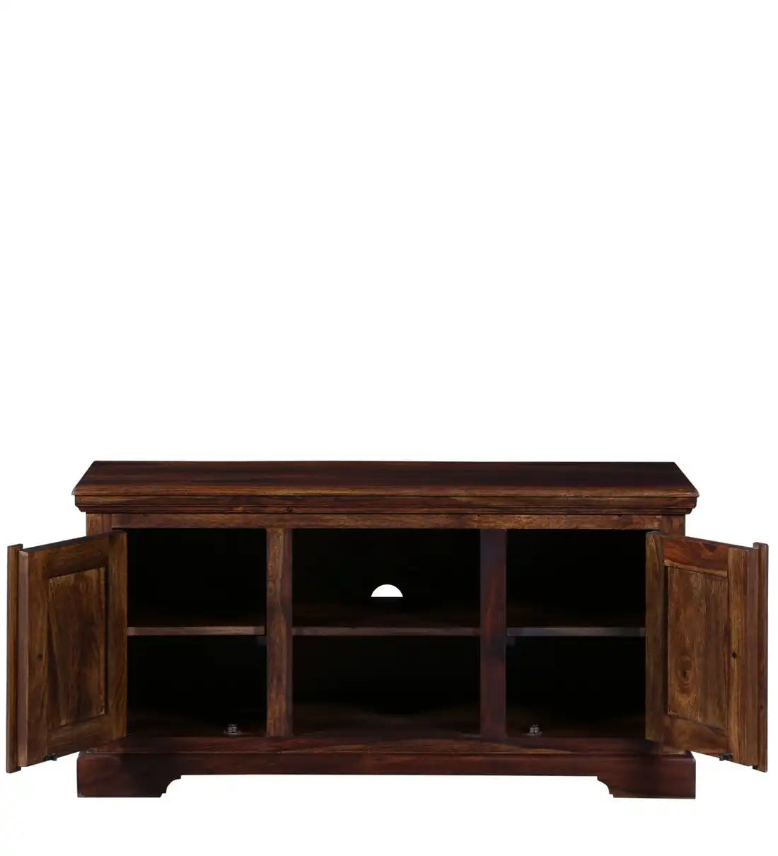 Sheesham wood TV unit Kanishka modern entertainment unit for living room