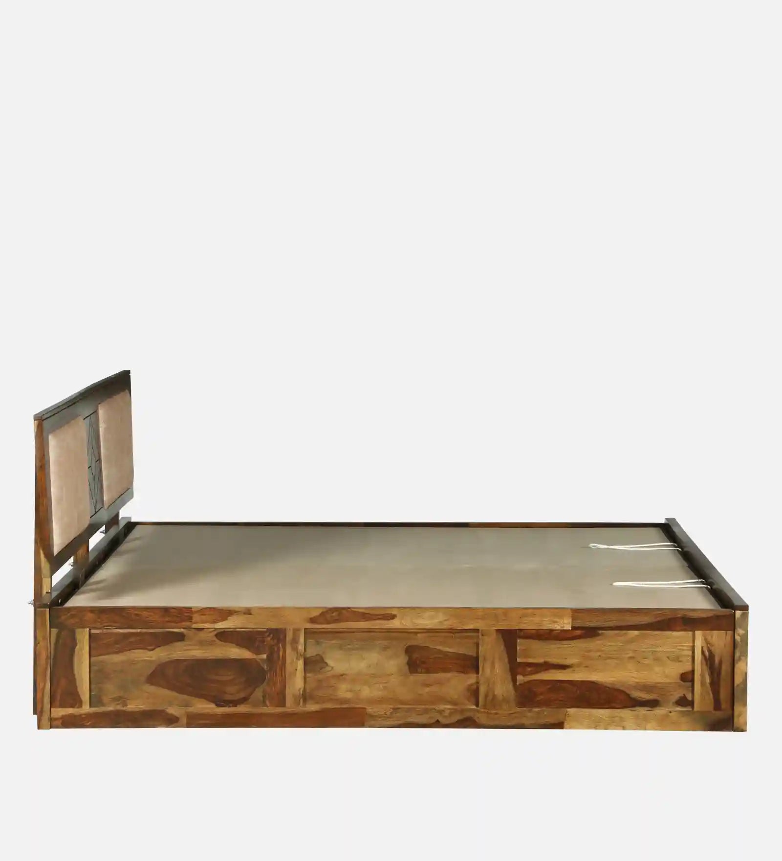 hydraulic lift storage compartment sheesham wood queen size bed india