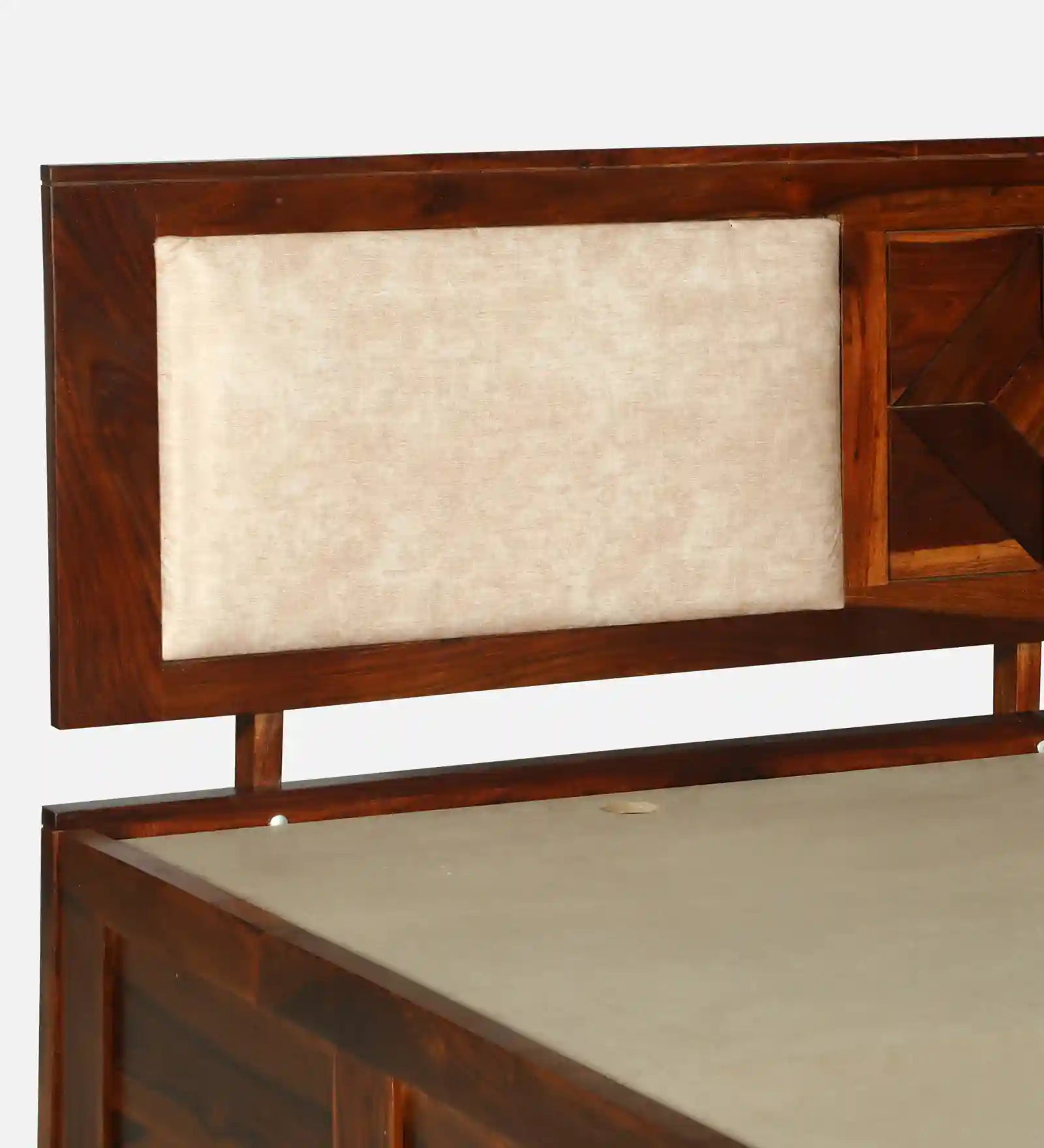 Shraya modern queen bed solid wood storage box frame