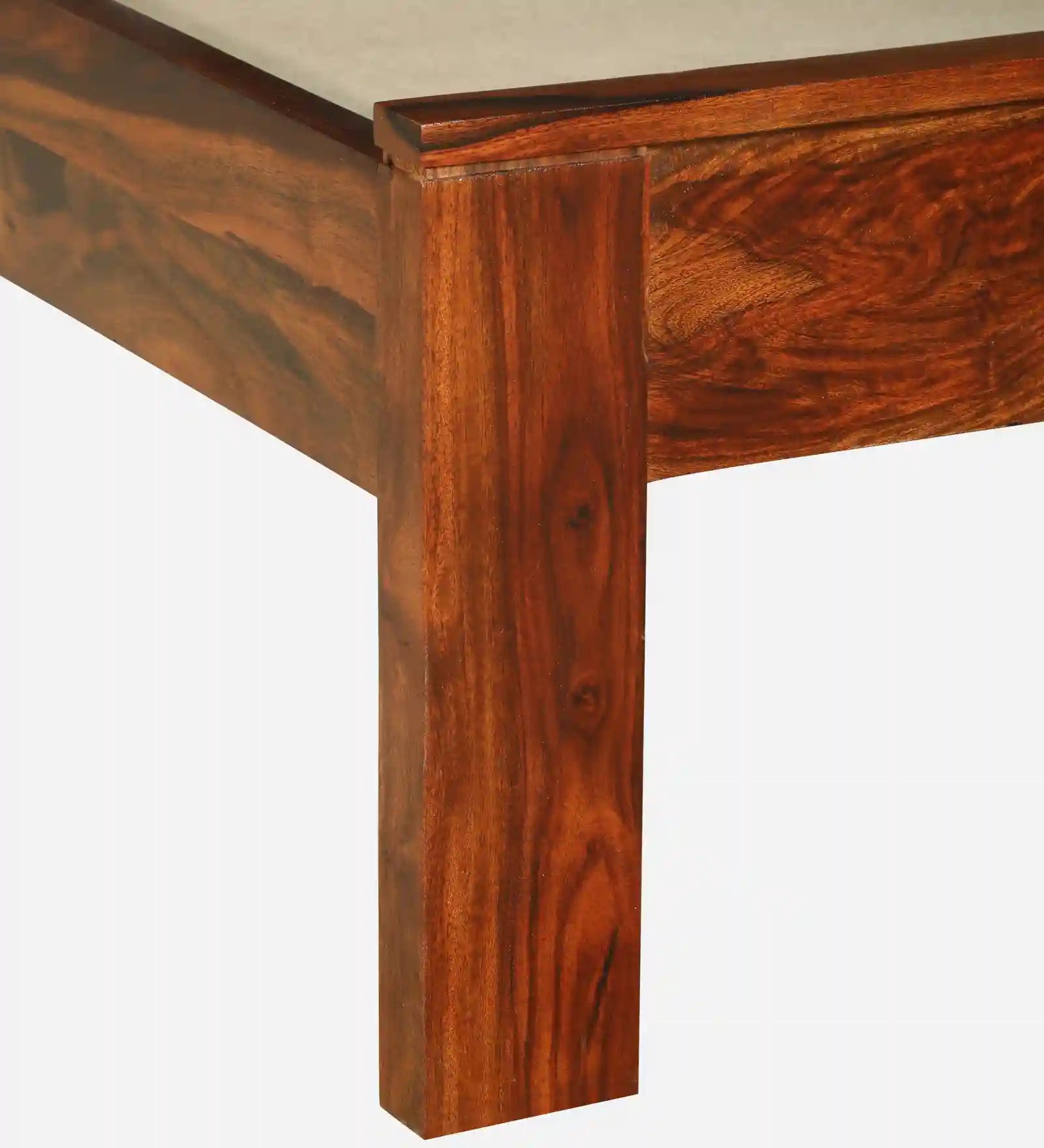 Vainika Solid Sheesham Wood Single Bed Without Storage