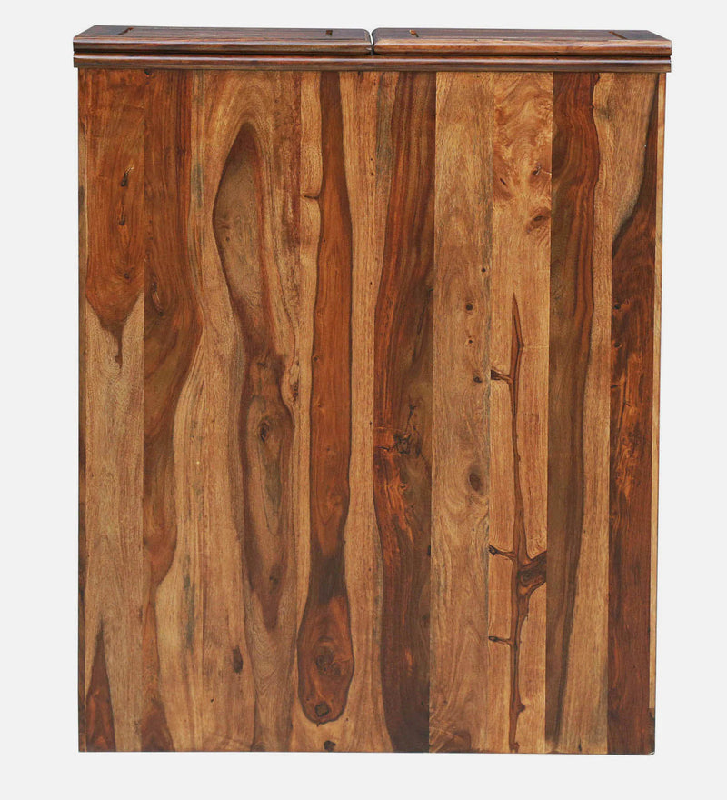 Anamika Sheesham Wood Bar Cabinet In Rustic Teak Finish by Rajwada