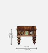 Anamika Sheesham Wood Coffee Table In Rustic Teak Finish by Rajwada