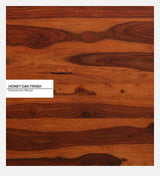 Anamika Sheesham Wood Single Bed In Honey Oak Finish by Rajwada