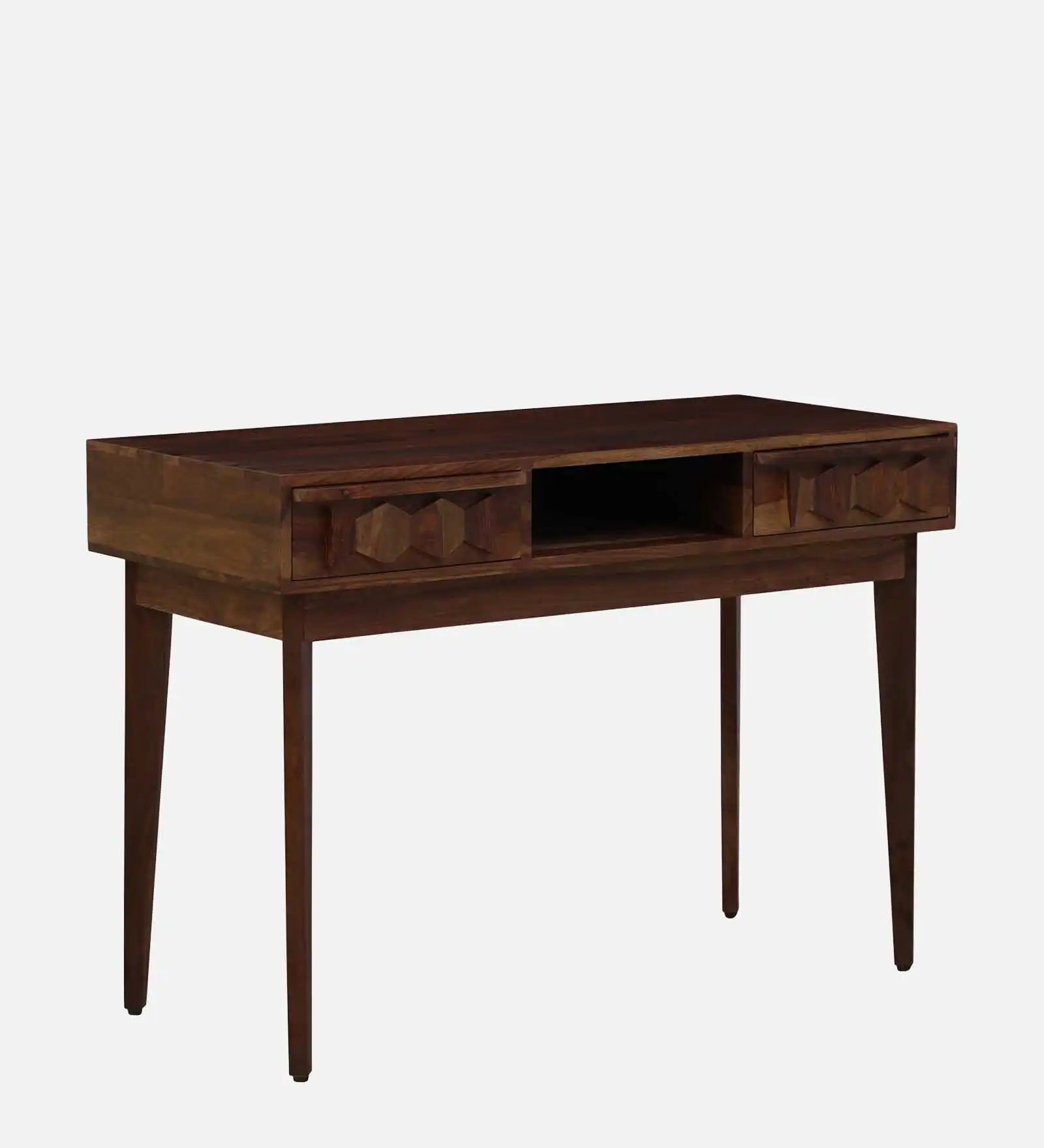 Solid sheesham wood study table Alford modern home office desk design